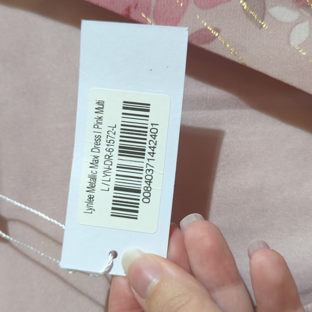 NWT Baltic Born Lynlee Metallic Maxi Dress - Picture 9 of 11